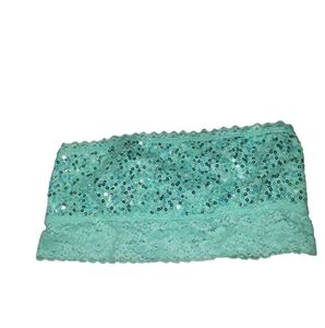 Victoria Secret PINK Sequin Lace Brallette  -Turquoise